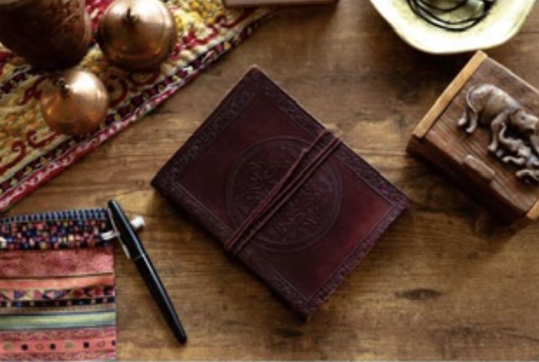 Gondor Tree Embossed Leather Journal - MedieWorld