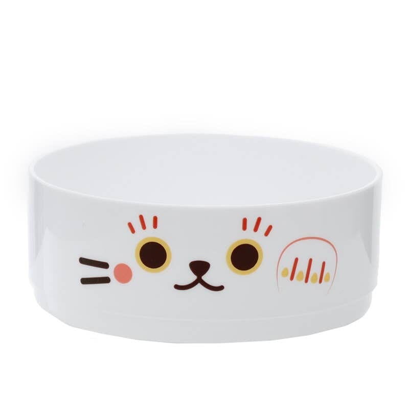 Maneki Neko Lucky Cat Stacked Round Bento Lunch Box