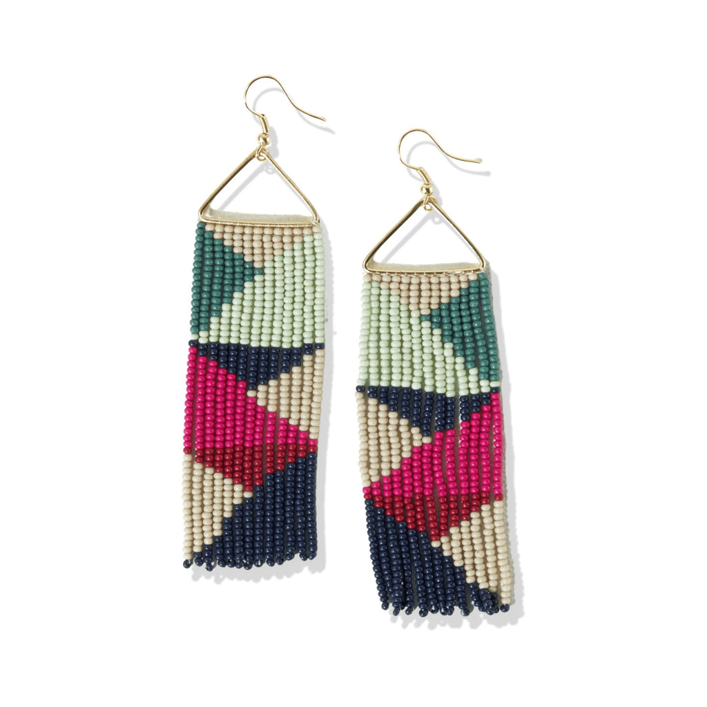 Sea Witch Beaded Fringe Earrings – Earth Meets Water